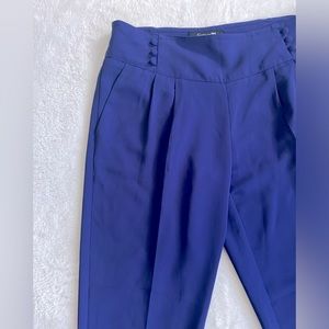 ⚡️Forever 21 EUC Navy Blue Sailor Style 6 Button Detail Wide Leg Trousers Pant